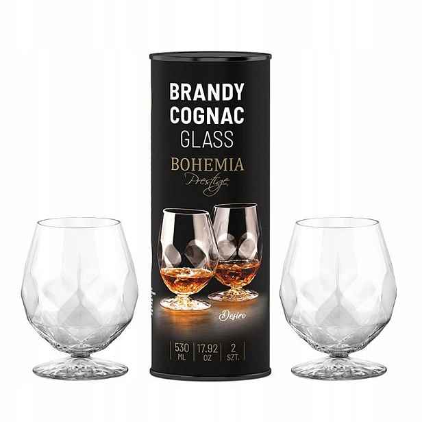 Bohemia Prestige Desire Sklenička Brandy Tuba2x Skleničky 2 ks
