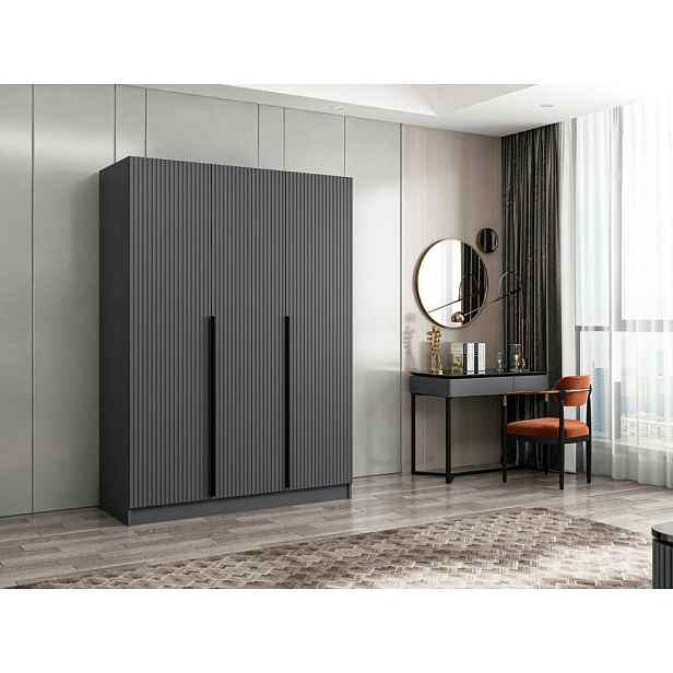 Šatní skříň Kale Anthracite - 2287