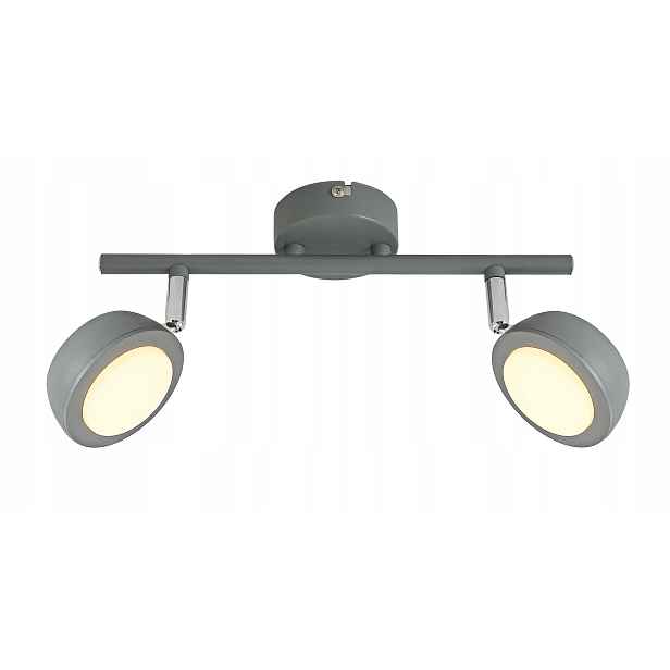 Šedý Led spot 2X6W MILD Candellux