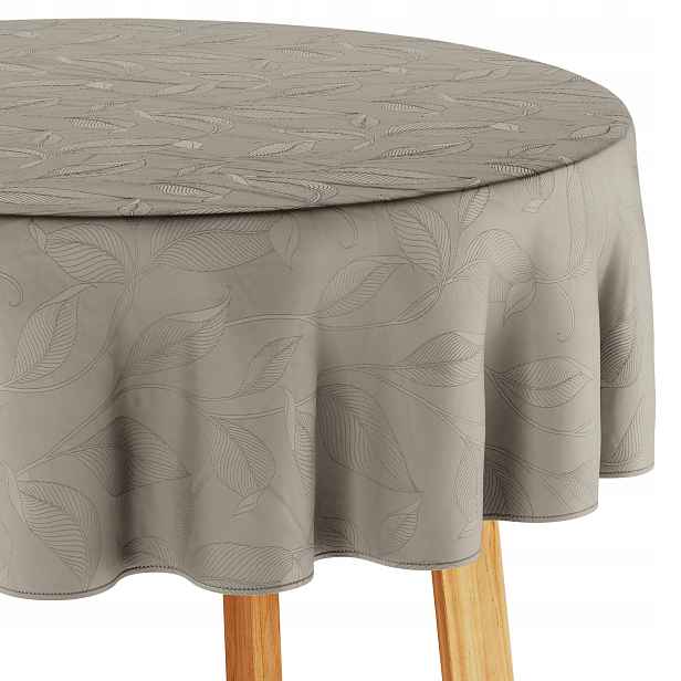 Ubrus odolný proti skvrnám Filumi Cappuccino 150x150 Kolo