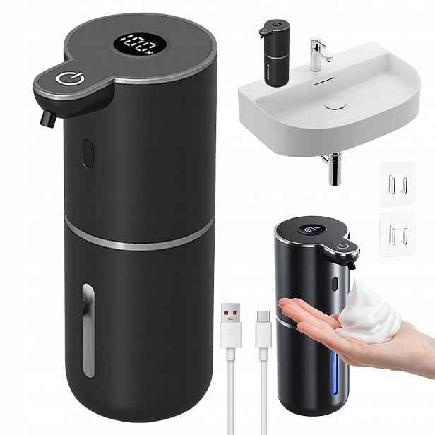 Bezdotykowý Dávkovač Na Mýdlo Automatický 380ML 6 Úrovní Pěny Pro Domácnost