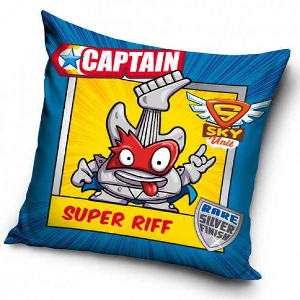 Carbotex Povlak na polštářek SuperZings Kapitán Super Riff, 40 x 40 cm
