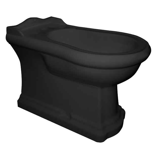 Kerasan RETRO bidet stojící 39x61cm, černá mat