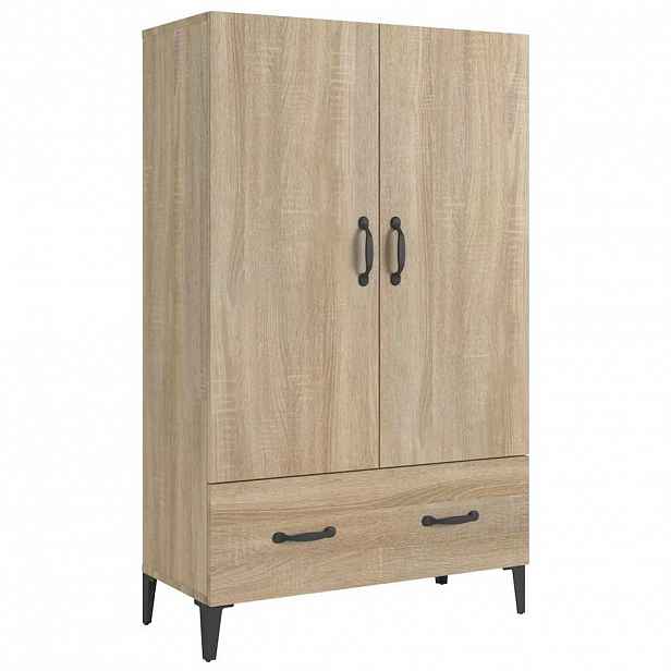 vidaXL Komoda dub sonoma 70 x 31 x 115 cm kompozitní dřevo