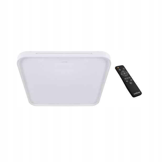 Struhm Stropní Svítidlo 48W bílá, čtvercová, 48.5 cm, Dálkový Ovladač, IP44