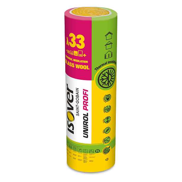 Tepelná izolace ISOVER UNIROL PROFI 50 mm (11,4 m2/bal.)