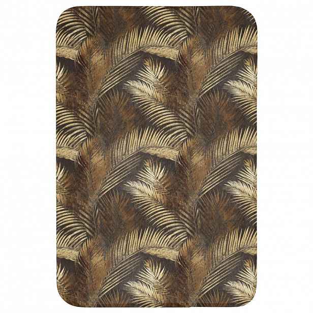 OnlyWow KOUPELNOVÁ PŘEDLOŽKA Tropical - Listy - zlaté 60x90 cm