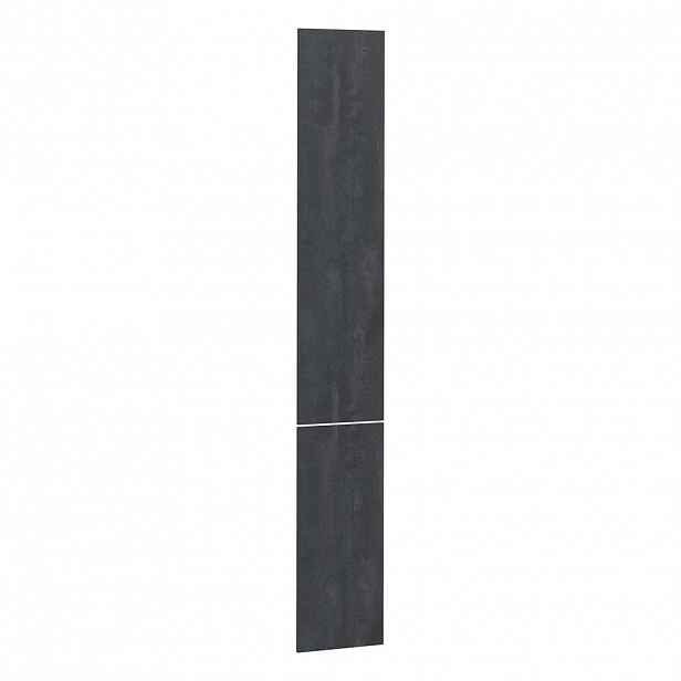 Vicco KUCHYŇSKÁ DVÍŘKA R-Line Černý beton 29.6 x 196 cm nábytková čela pro vysokou výsuvnou skříň