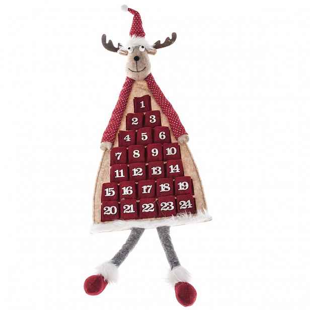 Závěsný adventní kalendář Sob, 110 cm