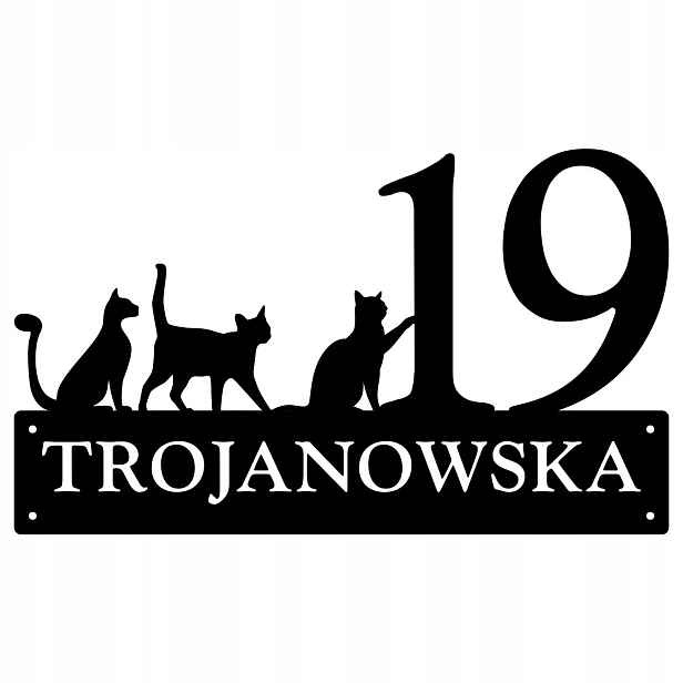 Číslo Na Dům 48 cm Tabule Adresa Ocel 2 mm Grafika 131