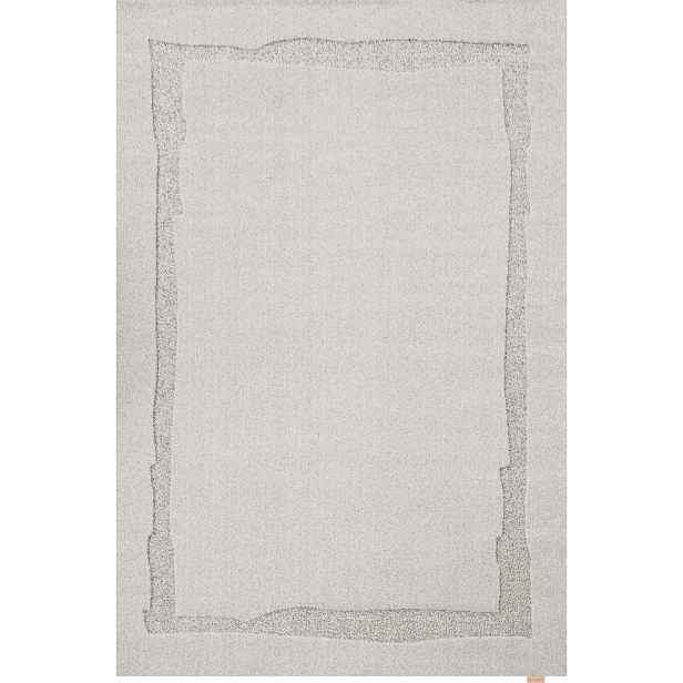 Světle šedý vlněný koberec 160x230 cm Morphic Rocca – Agnella