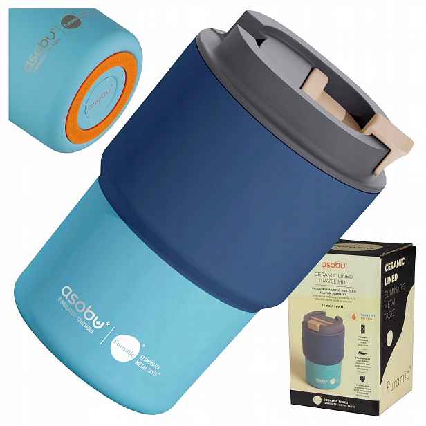 Termohrnek Asobu S Keramickým Povrchem Do Auta Na Kávu 360 ml