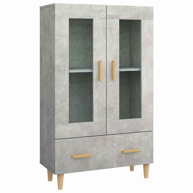 vidaXL Komoda betonově šedá 70 x 31 x 115 cm kompozitní dřevo