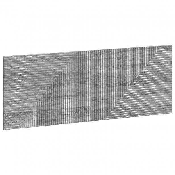 vidaXL Nástěnná hlava postele HAARLEM Šedý Sonoma Kompozitní dřevo