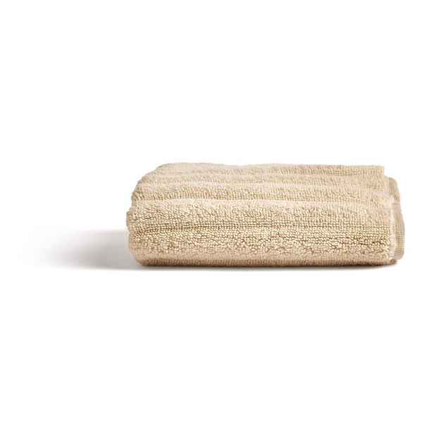 Béžový froté bavlněný ručník 30x50 cm Navira – Kave Home