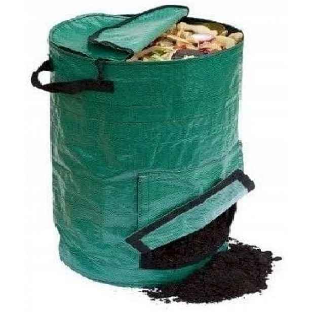 Zahradní Kompostová Taška 265 L Zelená