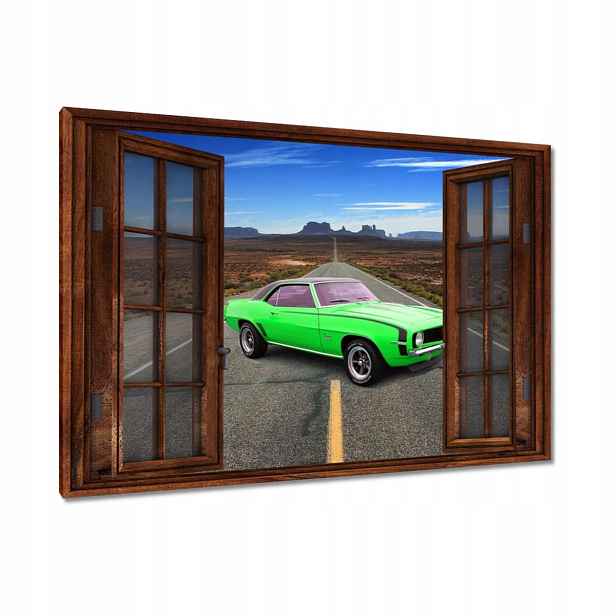 Obrazy 90x60 Zelená Chevrolet Ss