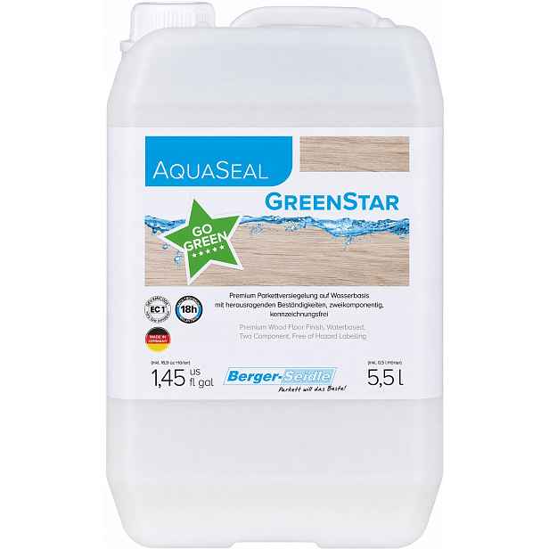 Berger-Seidle AquaSeal GreenStar Lesk 5,5L prémiový vodní lak 2K