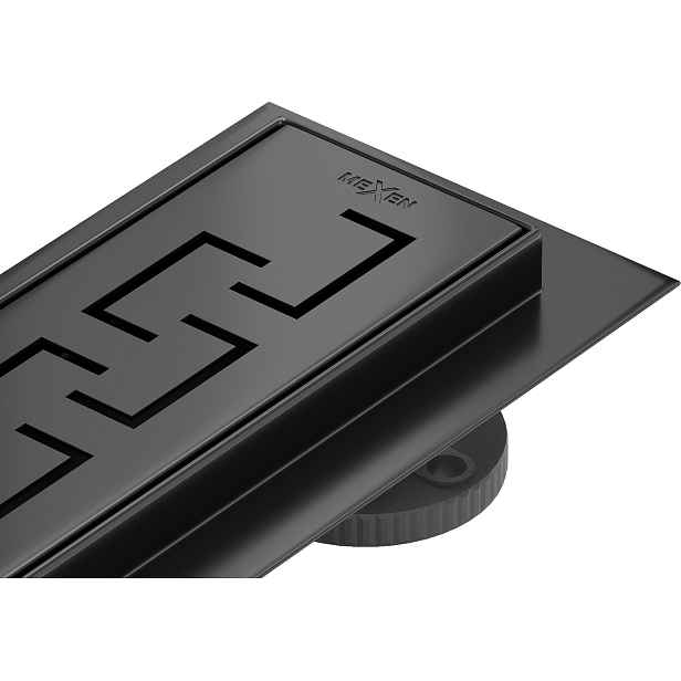 Odtokový žlab nízký MEXEN FLAT BLACK 50 cm - vzor G15