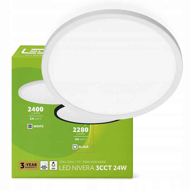 Stropní Svítidlo Led Stropní Svítidlo Svítidlo 24W 3CCT IP54 Vodotěsné