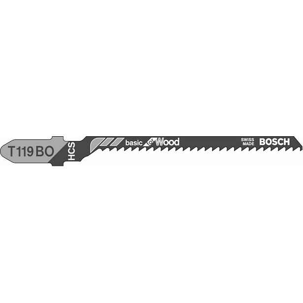Bosch Pilový List Pro Přímočarou Pilu T119BO PŘEKLIŽKA/1 Ks