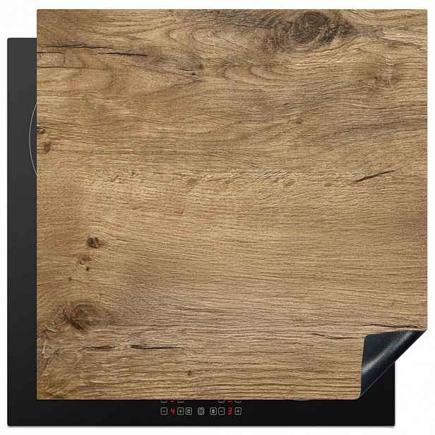 MuchoWow KRYT NA INDUKČNÍ DESKU Dřevo - hnědé - vzhled dřeva 78x78 cm