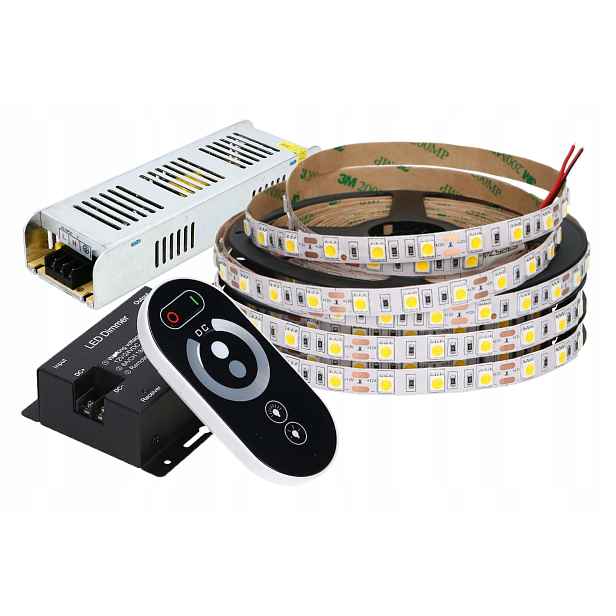 Set 15 m Led pásek 5050 Neutrální P. Dotykový