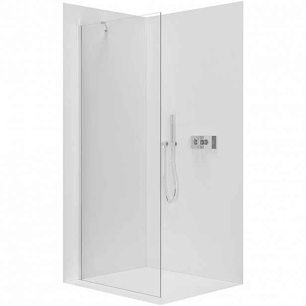 Sprchová zástěna Walk-in Onyx Y L/P - 10 mm - chrom, transparentní sklo - 130x200 cm