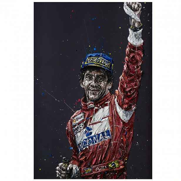 TEMU 1ks Klasický závodní šampion plátěný umělecký tisk, bez rámu, 12x18", , pro domácí a garážovou výzdobu, dárek pro závodní fanoušky
