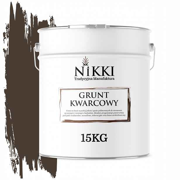 Křemenná Podloží Pod Dekorativní Omítku, Tmavě Hnědá Se Zlatým Pylem, 15 Kg