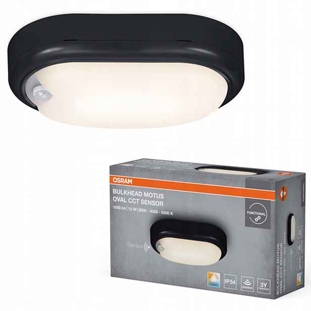 Kanálové svítidlo Garážová lampa Stropní Svítidlo Led 15W 1200lm Cct IP54 IK06 Osram