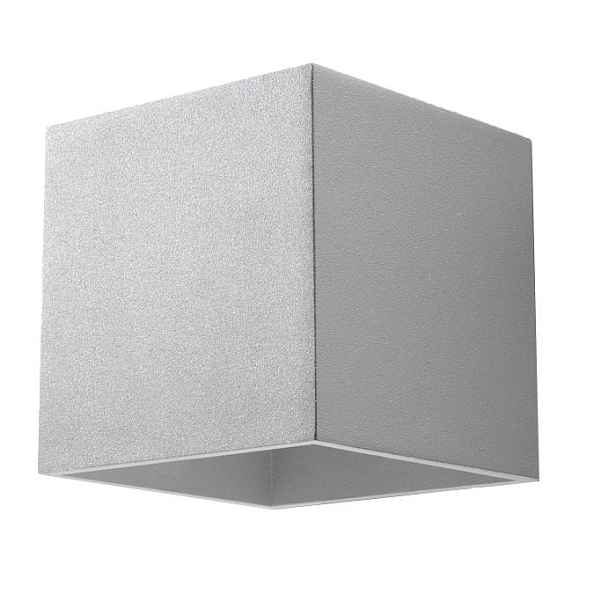 Sollux Nástěnné svítidlo Quad 1 Šedá SL.0058
