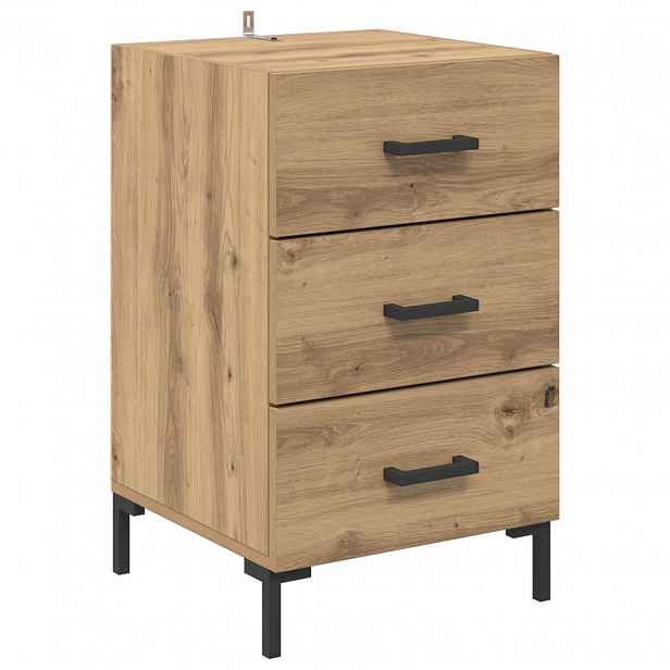 vidaXL Noční skříňka Artisanový dub 40 x 40 x 66 cm Kompozitní dřevo