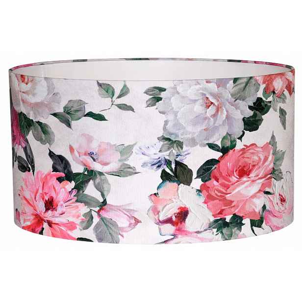 Stínidlo Na Lampu Závěsný válec 45/25 cm E27 Květiny Primavera