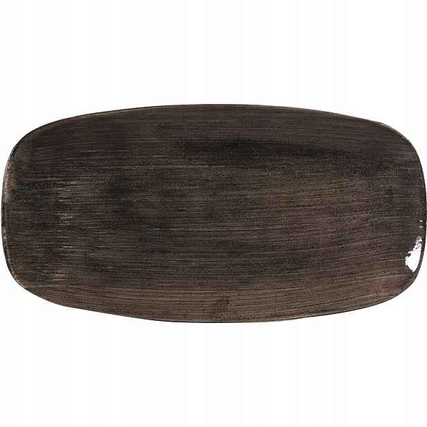 Talíř servírovací Churchill Stonecast Iron Black 29,8x15,3 cm 12 ks