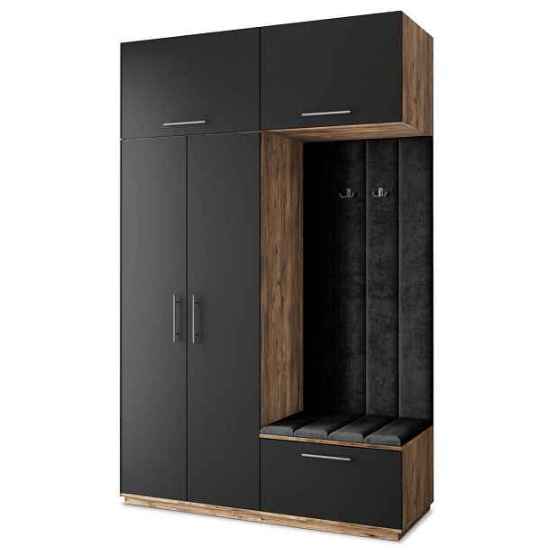 MASSENO MODERNÍ PŘEDSÍŇOVÁ SKŘÍŇ REMA, 150/240/60 cm, dekor dub