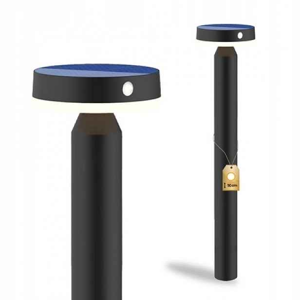 Solární Zahradní Lampa Led Zapichovací stojící ozdobná lampička Pir senzor Usb-c
