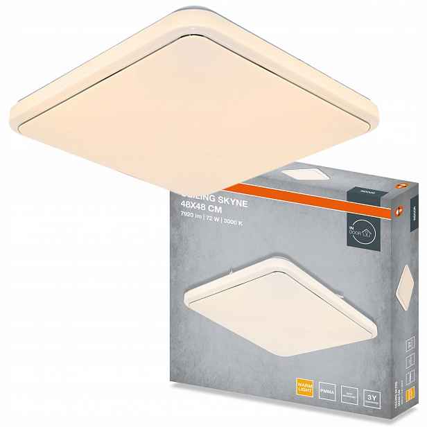 Stropní Svítidlo Led Stropní Svítidlo Nástěnné svítidlo Panel 72W 5040lm 3000K Osram