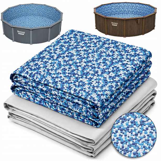 Bazénová vložka do interiéru bazénu, materiál do bazénu Bestway 5.5x1.3 cm