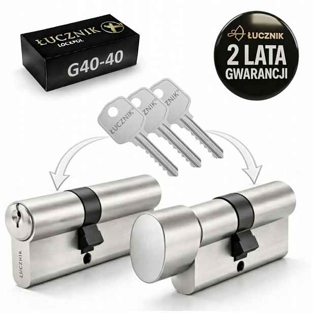 Komplet Vložek G4040 G40-40 40G 40 Łucznik Do Zámku Dveří * Polský Výrobek