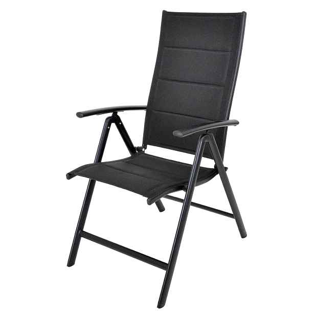 Rojaplast křeslo ZWC-235 hliníkové polohovací černá