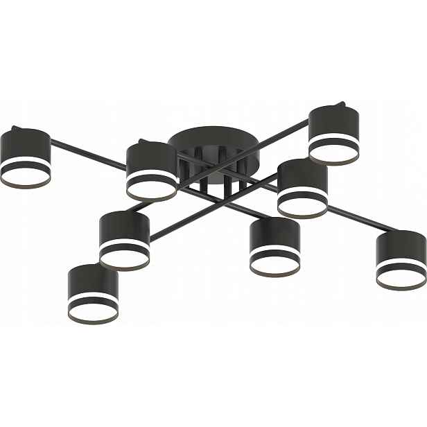Vargo Stropní Lustr Černý 8×GX53 Moderní Ø78 CM DL1297