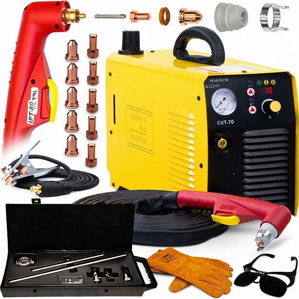 Plazmová Řezačka Plazma Magnum Cut 70 Cutter 65A 400V Igbt Hf