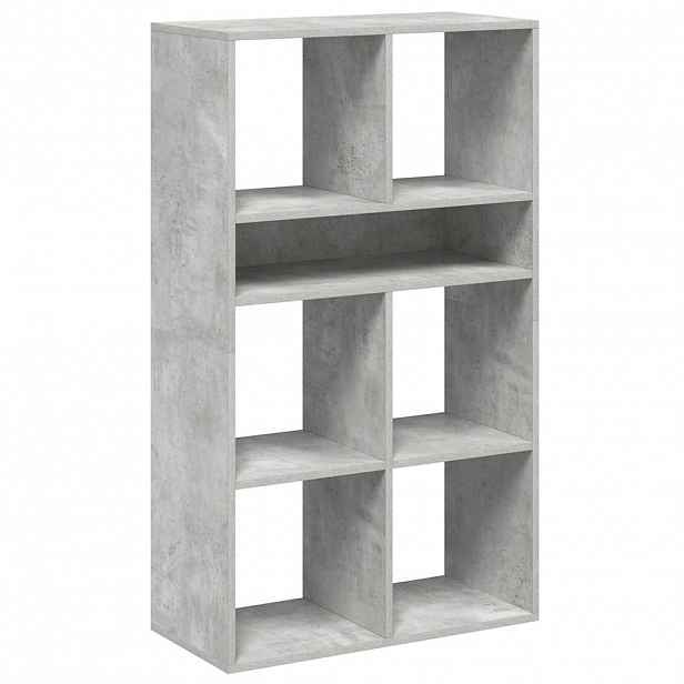 vidaXL Knihovna betonově šedá 66x31x112 cm kompozitní dřevo