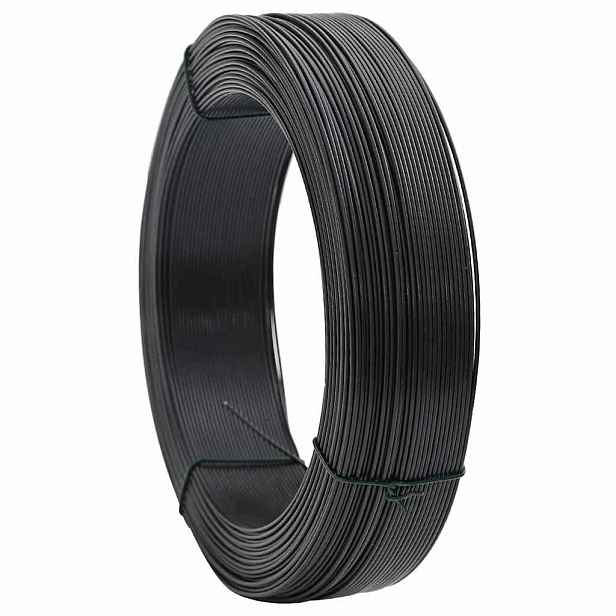 vidaXL Plotový vyvazovací drát 250 m 1,4/2 mm ocelový antracitový