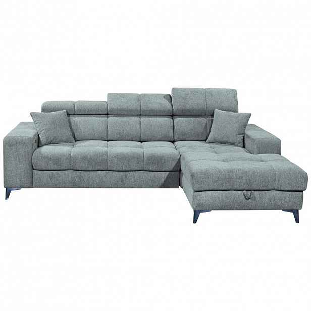MID.YOU ROHOVÁ SEDAČKA, textil, světle modrá