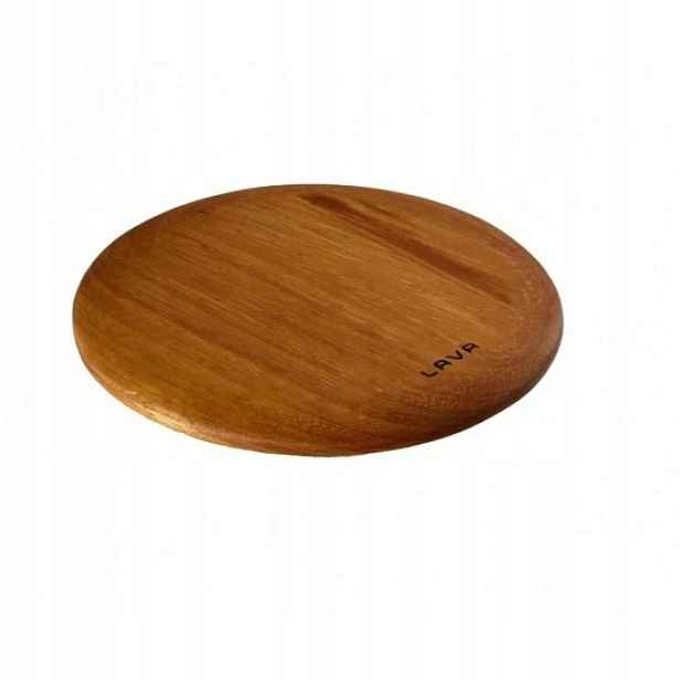 Dřevěné iroko prkénko pod hrnec 20 cm magnetické