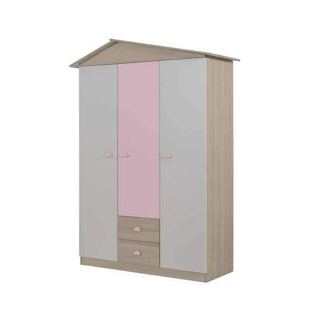 Šatní skříň Ayder New - Pink