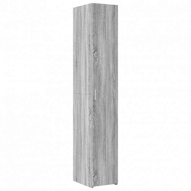 vidaXL Skříň highboard šedá sonoma 30 x 42,5 x 185 cm kompozitní dřevo