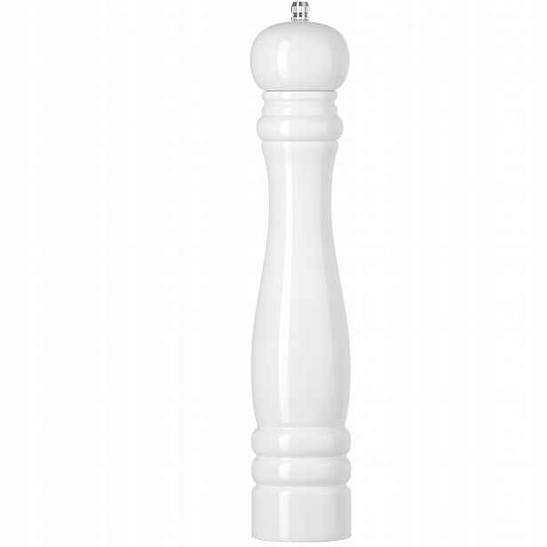 Mlýnek na sůl dřevěný, bílý, průměr 60 x 315 mm Hendi 469590